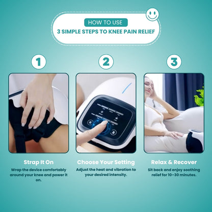 Electric Heated Knee Massager for Daily Comfort