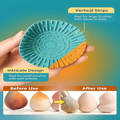 Makeup Brush Cleaner – Electric Brush Spinner with Bowl & Stand